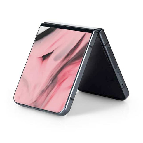 Pink Marble Ink Galaxy Z Flip5 5G Skin